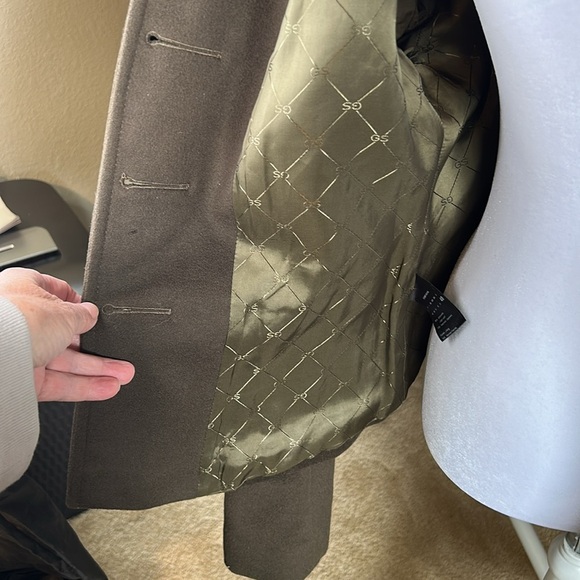 STRENESSE BY GABRIELE STREHLE BROWN WOOL & CASHMERE DRESSY JACKET SIZE 8 - Picture 9 of 16